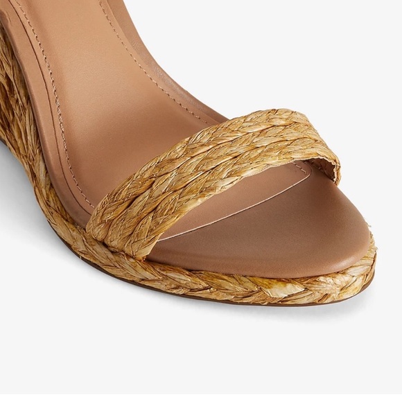 Express woven wedge sandals size 8.5 - Picture 2 of 8